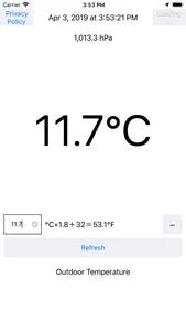 Celsius Thermometer Plus screenshot 3