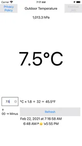 Celsius Thermometer Plus screenshot 4