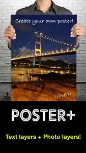 Poster+ : Text and Photo Layers, Design Templates screenshot 0