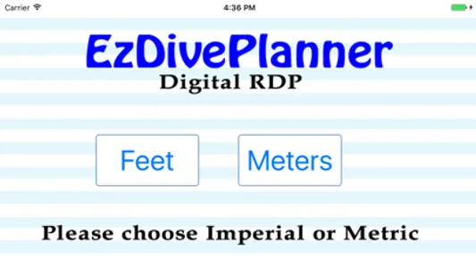 Ez Dive Planner screenshot 0