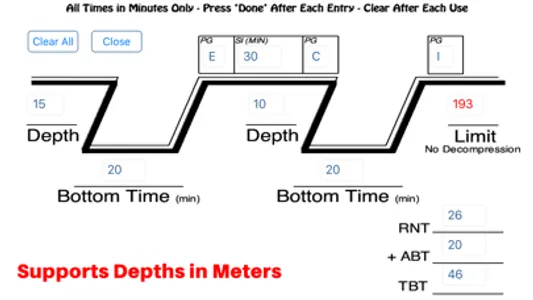 Ez Dive Planner screenshot 3