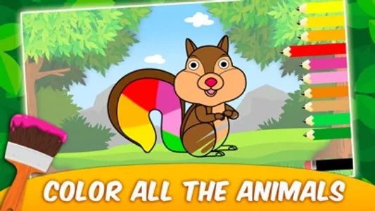 Forest:Toddlers Coloring Games screenshot 1