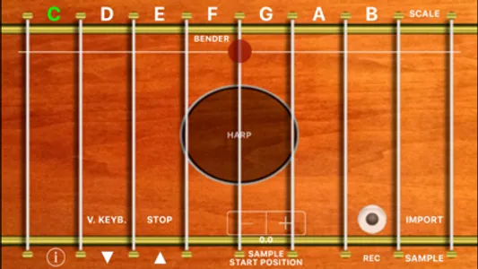 harpSampler screenshot 4