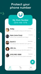 Second Texting Number:Unlisted screenshot 1