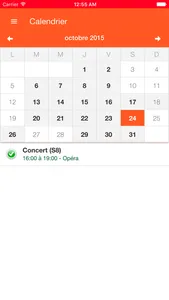 Planning d'orchestre screenshot 2