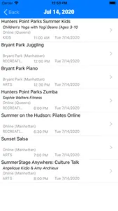 NYC Free Summer Events screenshot 1