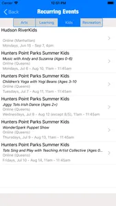 NYC Free Summer Events screenshot 4