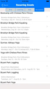 NYC Free Summer Events screenshot 5