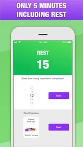 5 Minute Home Workout screenshot 4