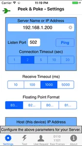 Modbus Peek & Poke screenshot 0