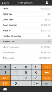 Financial Calculator + screenshot 1