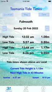 Tasmania Tide Times screenshot 0