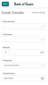 Bank of Guam® Mobile Banking screenshot 1