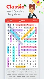 Word Search Colorful screenshot 0