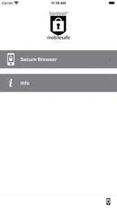 Sentinel® mobilesafe screenshot 1