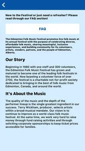 Edmonton Folk Music Festival screenshot 2