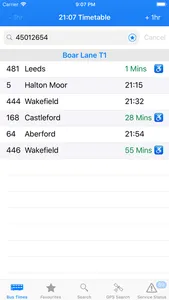 Bus Times - Yorkshire screenshot 0