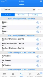 Bus Times - Yorkshire screenshot 3