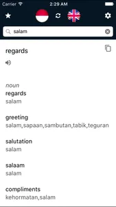 Indonesian English Dictionary screenshot 3