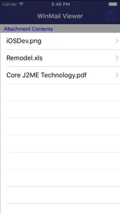Winmail Viewer for iPhone and iPad screenshot 1