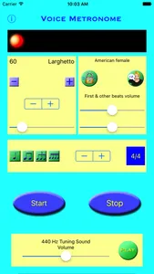 Voice Metronome screenshot 0