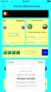 Voice Metronome screenshot 1