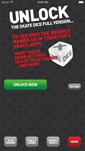 Skate Dice Free screenshot 4