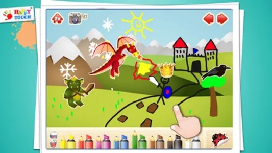 KIDS-COLORING BOOK Happytouch® screenshot 3