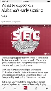 AL.com: Alabama Football screenshot 1