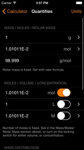 ChemTrix Chemistry Calculator screenshot 1