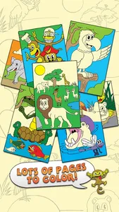 Coloring Animal Zoo Touch To Color Activity Coloring Book For Kids and Family Preschool Ultimate Edition screenshot 0