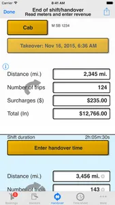 Taxi Data Manager - Driver App screenshot 1