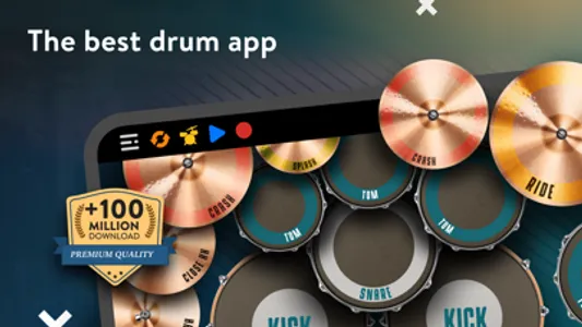 REAL DRUM: Electronic Drum Set screenshot 0