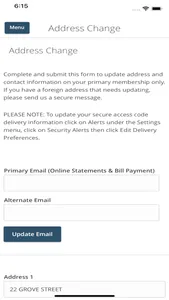 Hanscom FCU Mobile Access screenshot 2