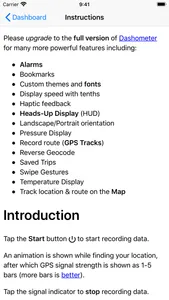 Dashometer-Lite GPS Dashboard screenshot 2