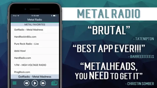 Metal Radio+ screenshot 1