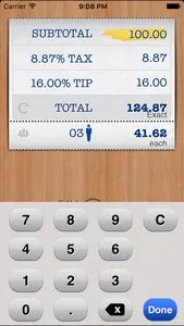 FYI Tip Calculator Free screenshot 0