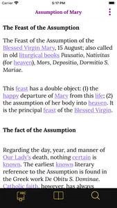 Catholic Encyclopedia screenshot 1