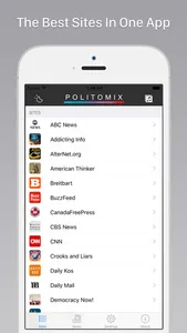 Politomix - Political News screenshot 1