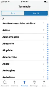 Terminologie médicale ST2S screenshot 2