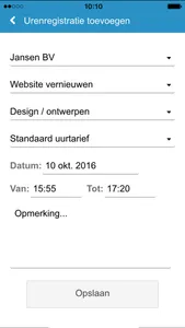 Factuurdesk Urenregistratie screenshot 3