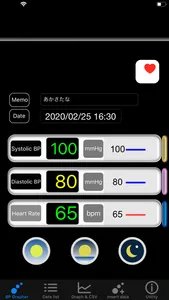 BP Grapher - record and chart screenshot 1