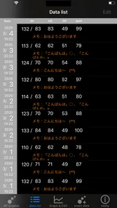 BP Grapher - record and chart screenshot 3