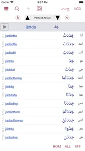 CAVE Arabic Verb Conjugator screenshot 5