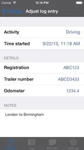 TruckerTimer screenshot 2