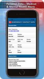Emergency Contact Data screenshot 2