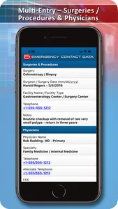 Emergency Contact Data screenshot 4