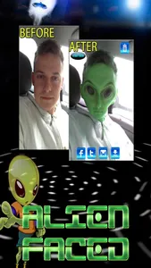 AlienFaced - Alien Face Booth screenshot 1