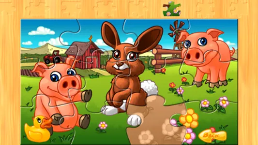 A farm animal jigsaw puzzle screenshot 4