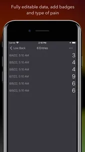 Pain Logger screenshot 2